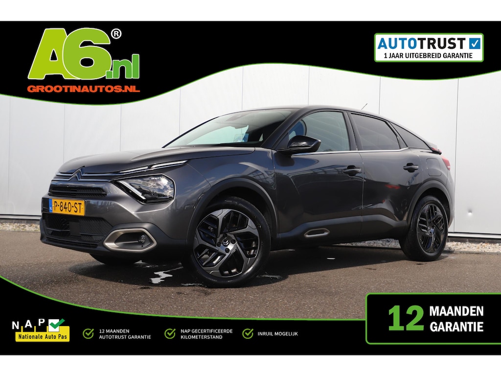 Citroën C4 1.2 Puretech Feel Pack 131PK Navigatie Achteruitrijcamera Carplay Android LMV Rijstrooksensor Stuur en Stoelverwarming Head up display