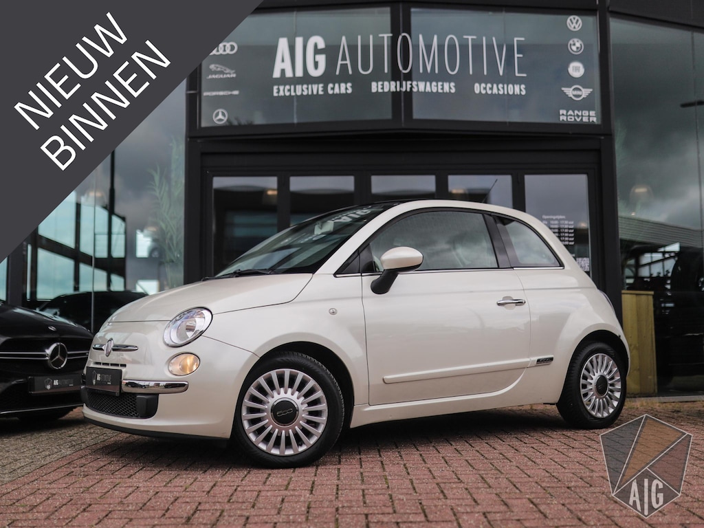Fiat 500 0.9 TwinAir Lounge | Pano | Leder | Airco | AUX