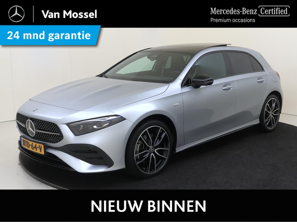 Mercedes-Benz A-klasse 250 e Business Solution AMG Premium Plus /Panoramadak /Memory /HUD /19 Inch /Night-Pakket