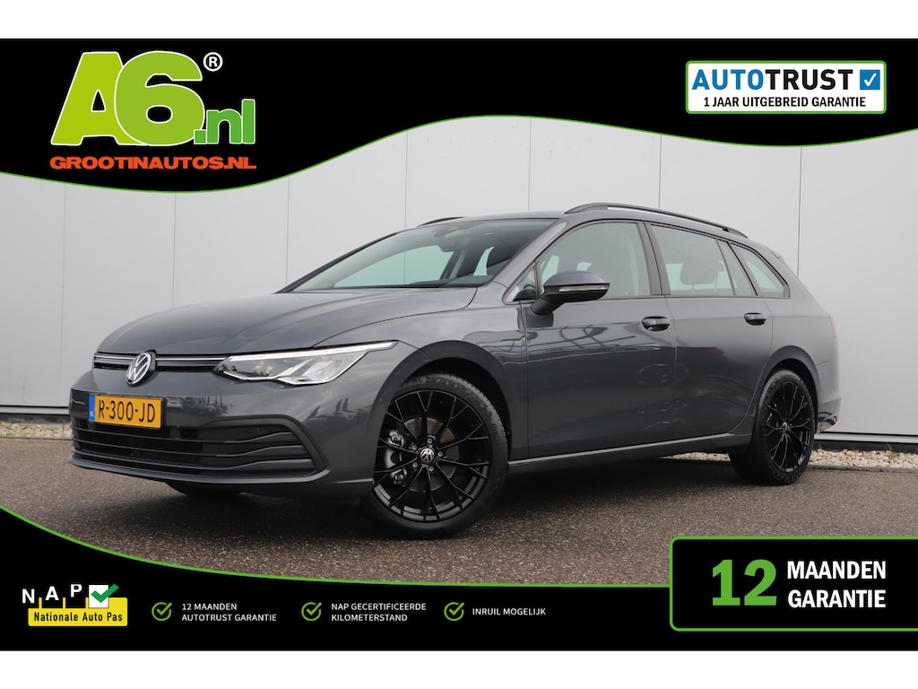 Volkswagen Golf Variant 1.0 TSI Life 18 inch R-Line Look Velgen Virtual Cockpit Navigatie Sfeerverlichting Carplay Android Adaptive Cruise Parkeersensor