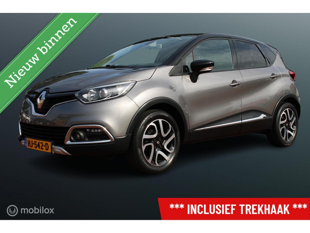 Renault Captur 0.9 TCe Helly Hansen, Trekhaak, Pdc + Camera, Cruise, Navigatie, Donker glas, Clima, Keyless go/entry