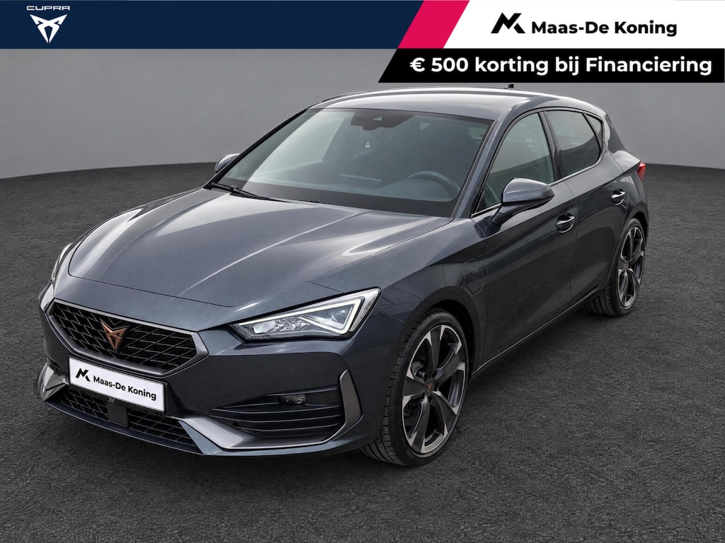 CUPRA Leon 1.4TSIeHybrid 180kW/245PK PHEV VZ · Leder/Stof · Apple/Android Car Play · Stoel- & stuurverwarming ·
