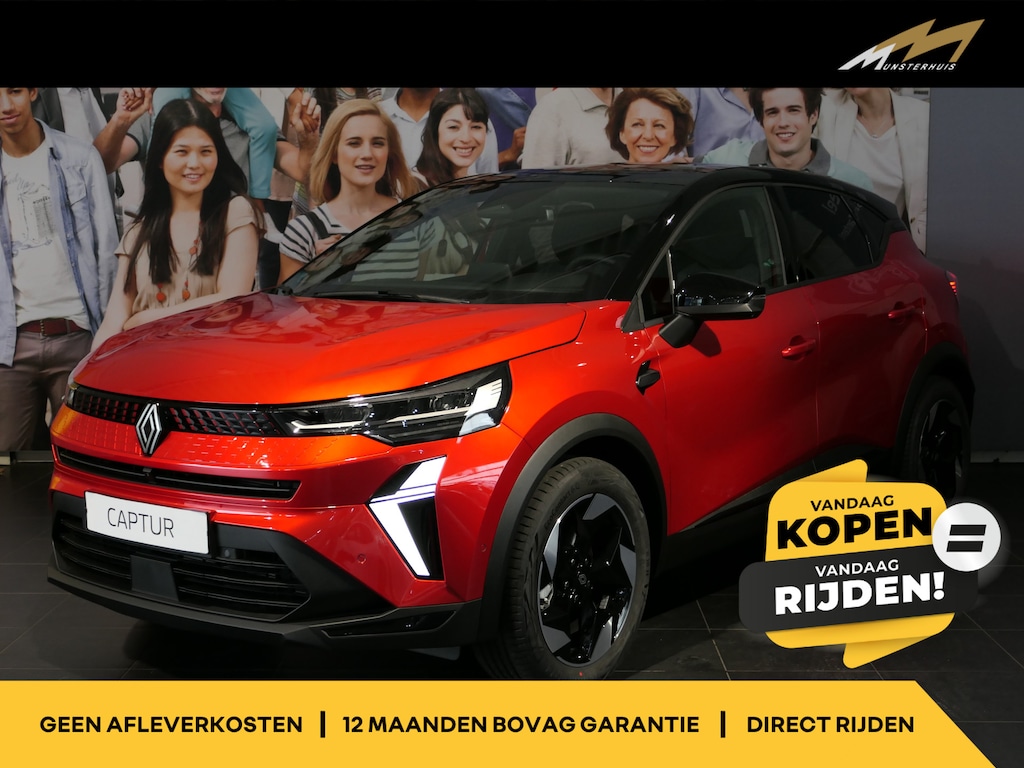 Renault Captur 1.8 E-Tech full hybrid 160 techno Stoel/Stuur verwarmd, 360 camera, Dodehoek, Pack Driving