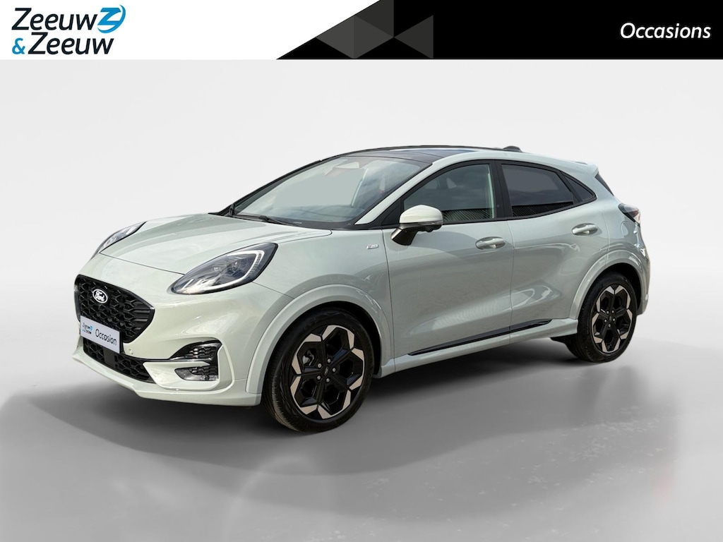 Ford Puma 1.0 EcoBoost Hybrid ST-Line X | Automaat | Pano dak | BLIS | Adapt. Cruise control | Winter pack | Parkeersensoren voor en achter | 360 graden camera | Elektr. achterklep | Apple carplay & android auto | Fabrieksgarantie |