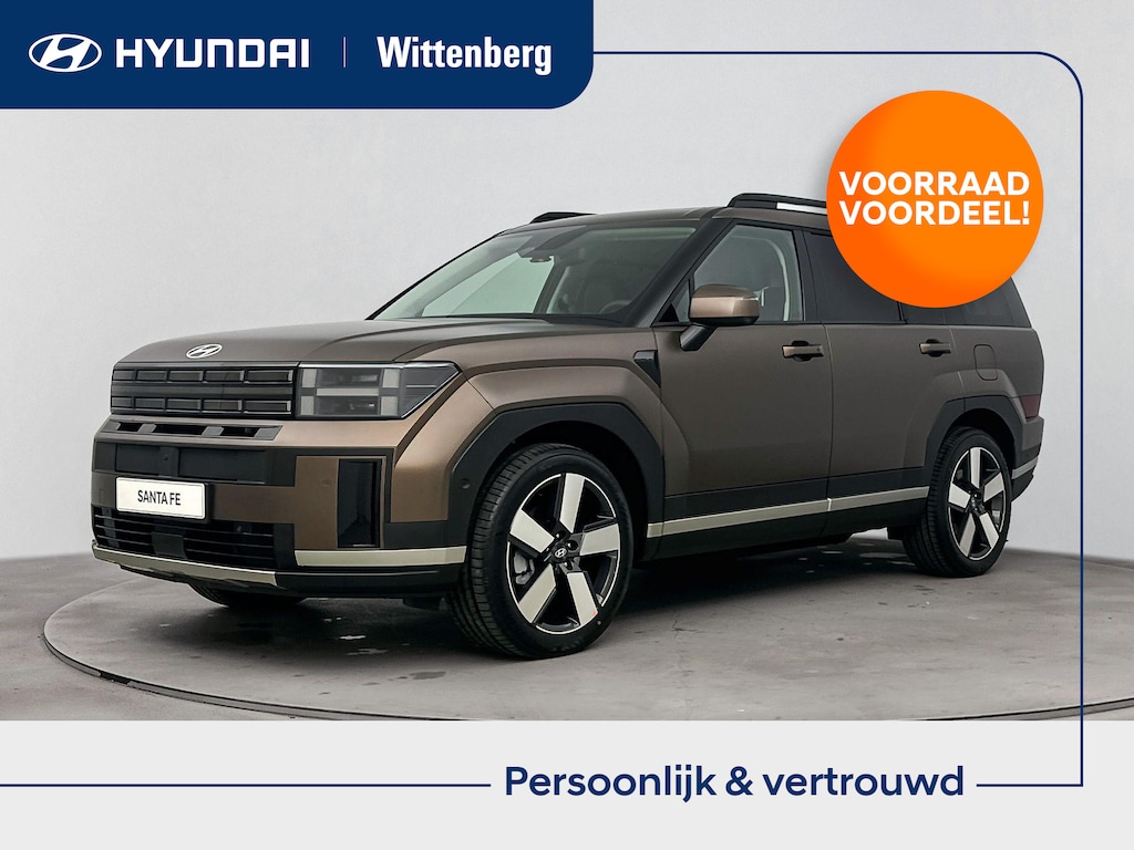 Hyundai Santa Fe 1.6 T-GDI HEV Premium Sky 7p | PANORAMADAK | UNIEKE KLEURENCOMBINATIE | MEMORY SEATS | APPLE CARPLAY/ANDROID AUTO | 360 CAMERA