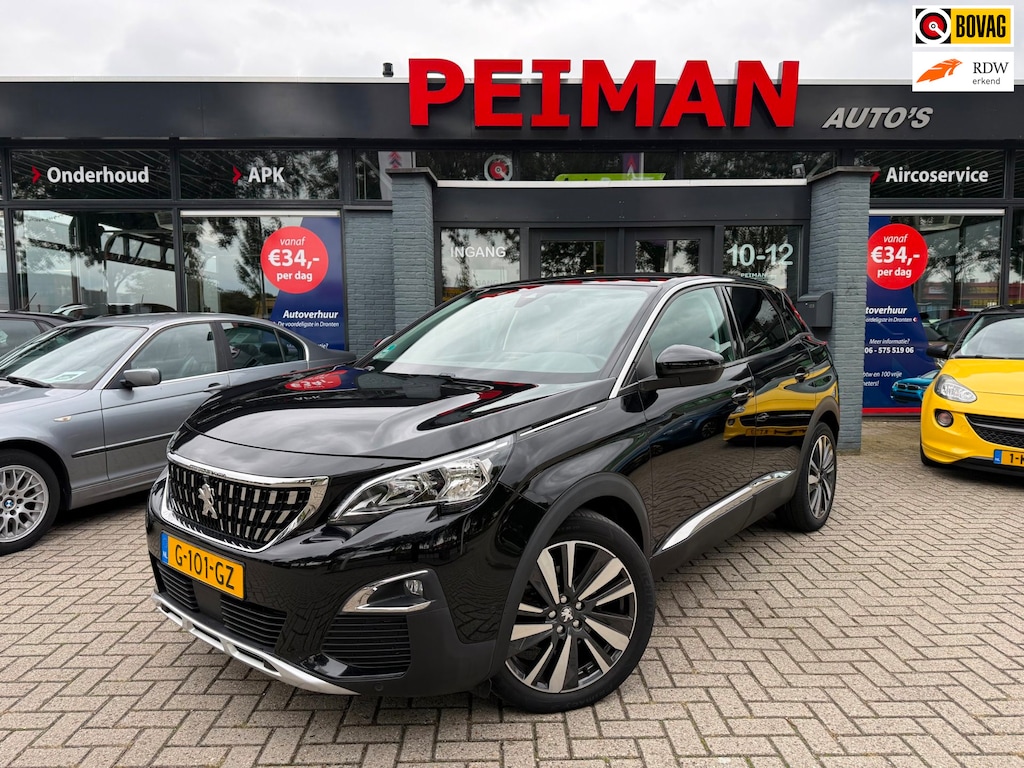 Peugeot 3008 1.2 PureTech Blue Lease Premium | Automaat | Apple Carplay | Trekhaak | ACC | Stoelverwarming |