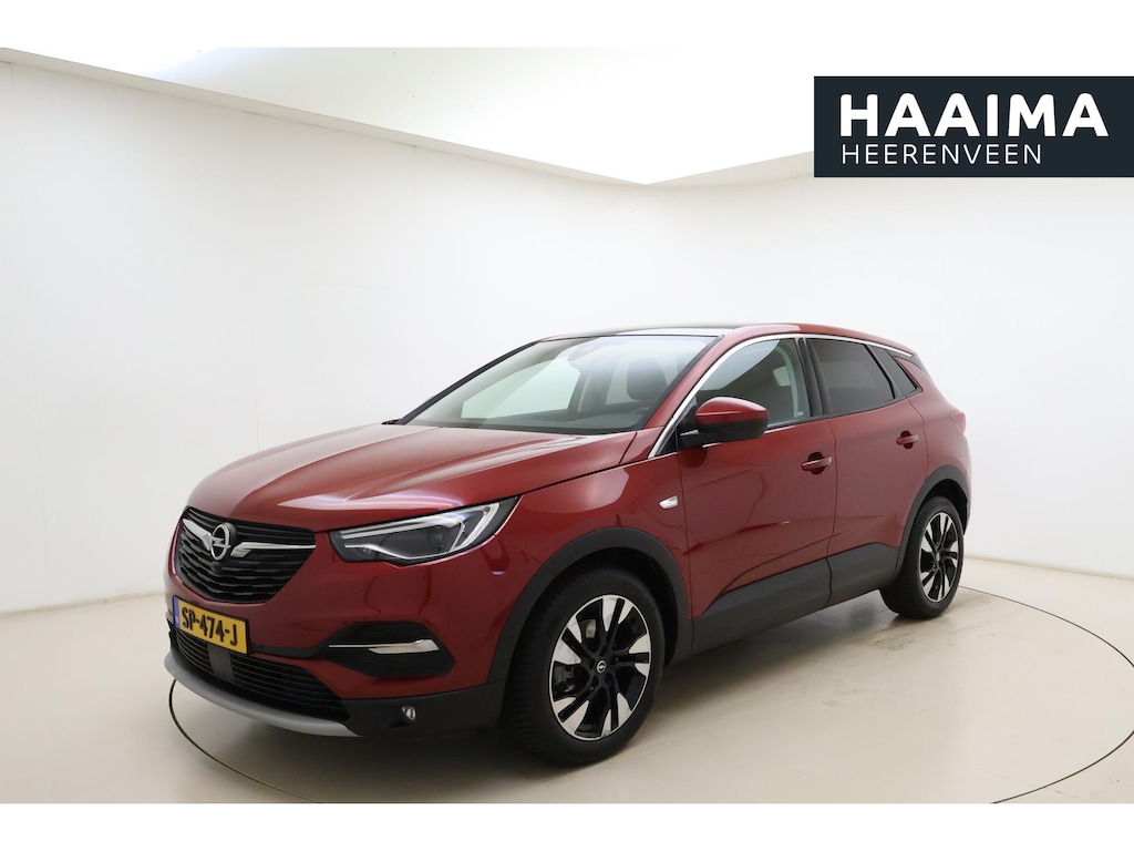 Opel Grandland X 1.2 Turbo 130pk Automaat Innovation | Lederen bekleding | Navigatie | Trekhaak | Panoramadak | Elektrische achterklep | LED koplampen | Stoelen geventileerd en verwarmd | Alle Opties!