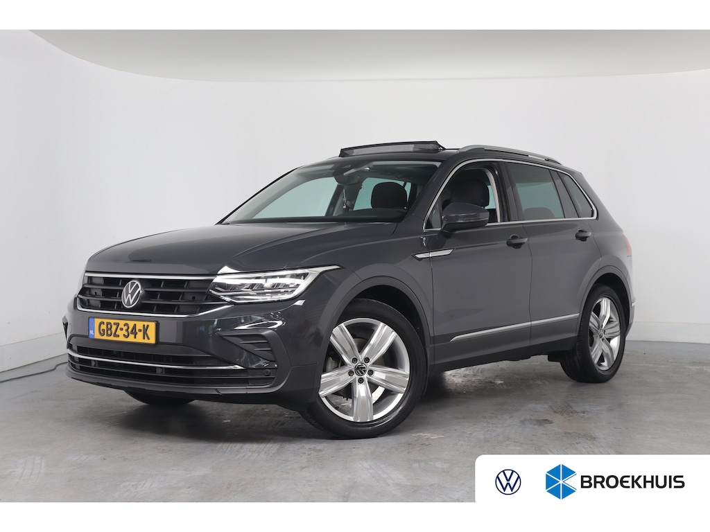 Volkswagen Tiguan 1.5 TSI Life | Dealer Onderhouden! | Open Dak | Trekhaak | LED | Stoel/Stuurverwarming | Clima | Camera | Cruise Adaptive | Virtual | Ergoactive | PDC V+A