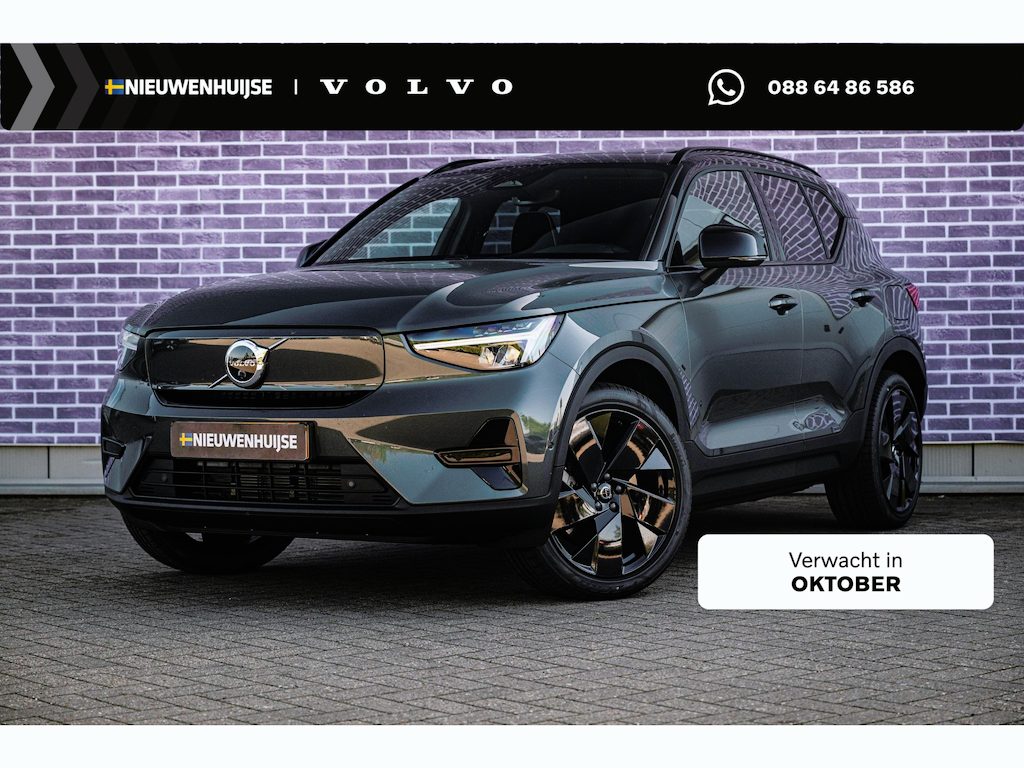 Volvo EX40 Single Motor Extended Range Ultra Europa 82 kWh Black Edition | Getint glas | Nubuck | Panoramadak | Harman/Kardon | Stoelverwarming voor + achter | Keyless | 20" Velgen |