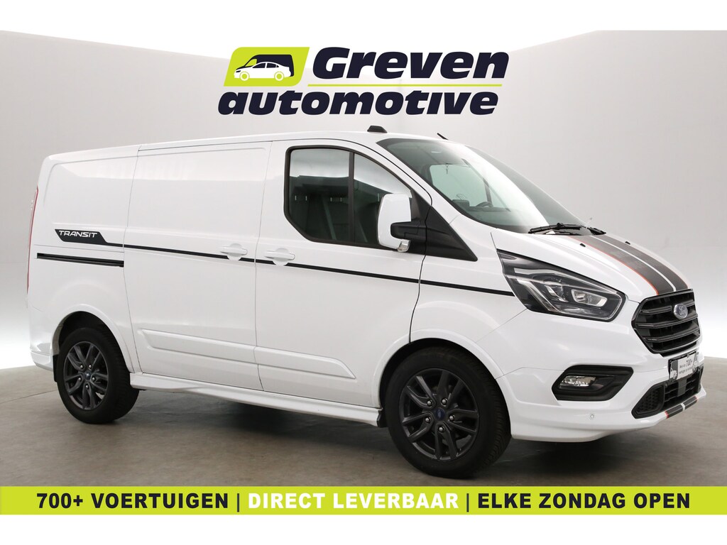Ford Transit Custom 2.0 TDCI L1H1 185PK Sport | Automaat | Airco | Camera | Cruise | 3 Zits | Trekhaak | 2xSchuifdeur | Carplay