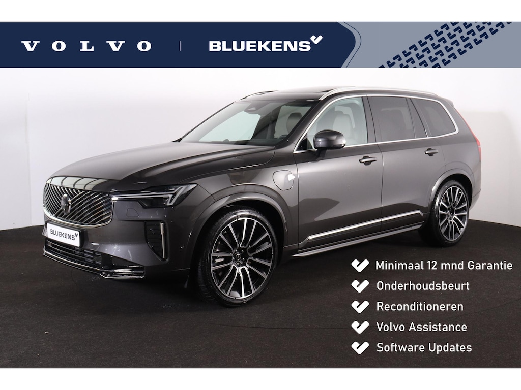 Volvo XC90 T8 Plug-in hybrid AWD Ultra Bright Exec. Ed. - Luchtvering - Panorama/schuifdak - IntelliSafe Assist & Surround - 360º Camera - Bowers & Wilkins audio - Adaptieve LED koplampen - Verwarmde voorstoelen, stuur & achterbank - Parkeersensoren voor & achter - Elektr. bedienb. voorstoelen met geheugen - Head up display - Draadloze tel. lader - Extra getint glas - 22' LMV