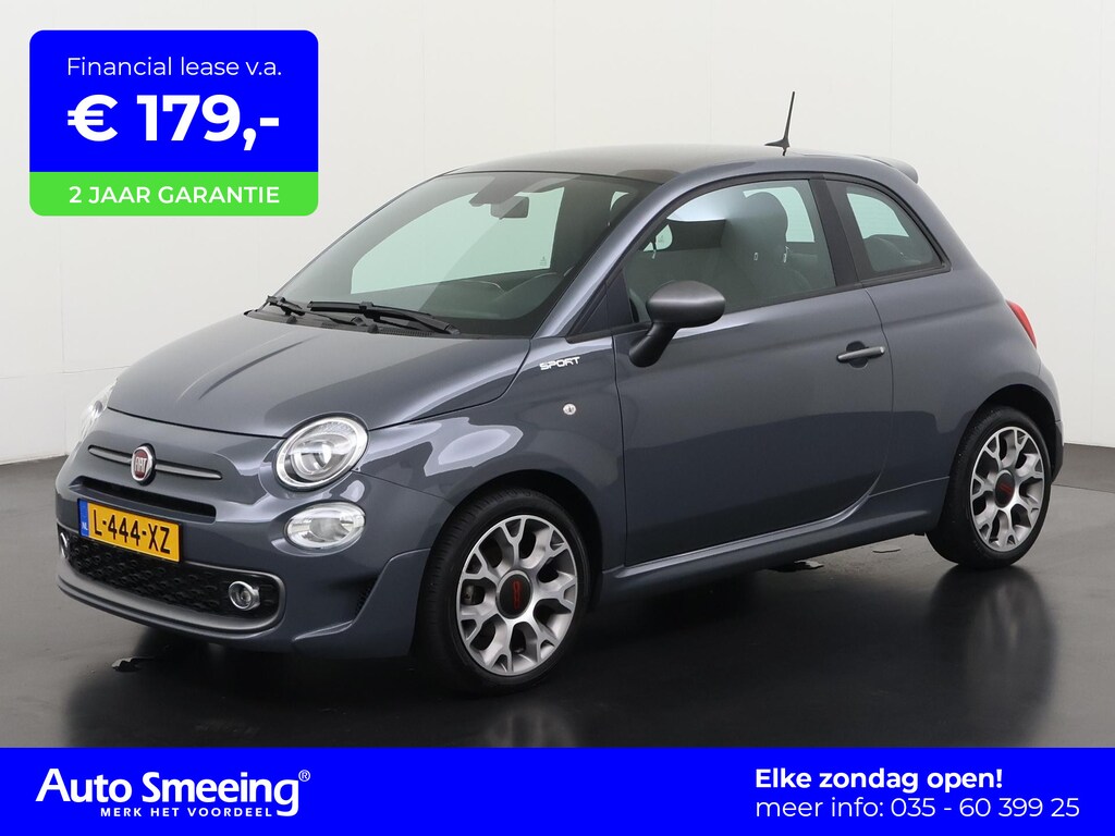 Fiat 500 1.0 Hybrid Sport | Panoramadak | Carplay | Navigatie | Zondag Open!