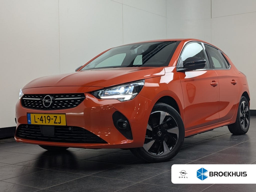 Opel Corsa-e Elegance 50 kWh 3-Fase | SOH 92% | Dealer Onderhouden! | LED | Clima | Cruise Adaptive | Camera | Half Leder | keyless | Parkeersensoren V+A | Lichtmetalen Velgen