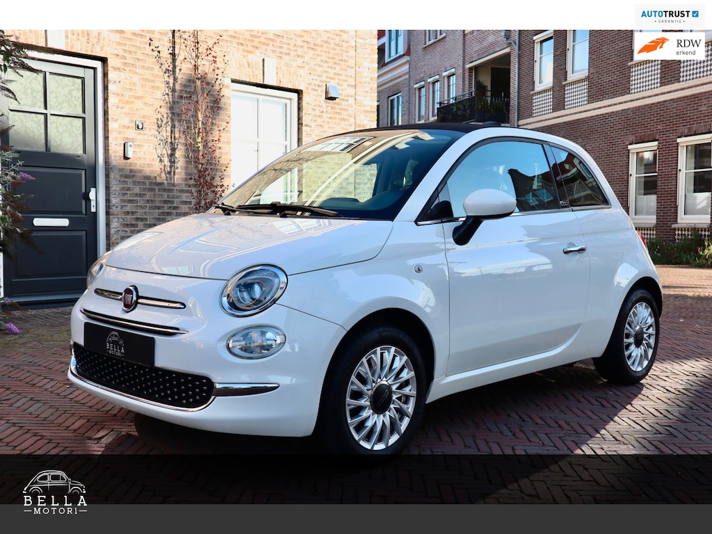 Fiat 500C 1.2 Lounge | RIJKLAARPRIJS | Zeer Lage Kilometerstand | Leren Stuur