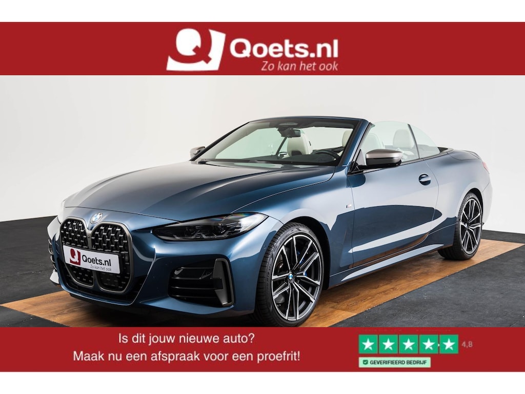 BMW 4-Serie Cabrio M440i xDrive High Executive Driving Assistant Professional - Head up - Harman Kardon - Comfort Access - Elektrisch verwarmde voorstoelen - Air collar - Parking Assistant Plus -