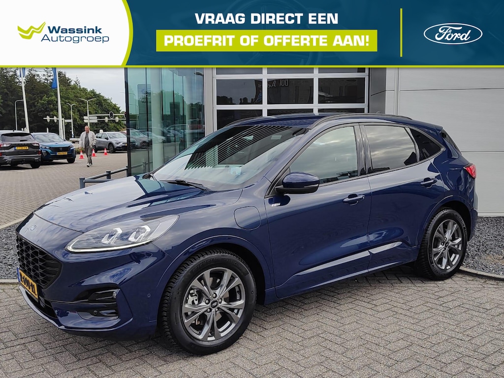Ford Kuga 2.5 PHEV ST-Line X 225pk | Afneembare trekhaak | Adaptive cruise control | Leder/alcantara | Camera | Navigatie