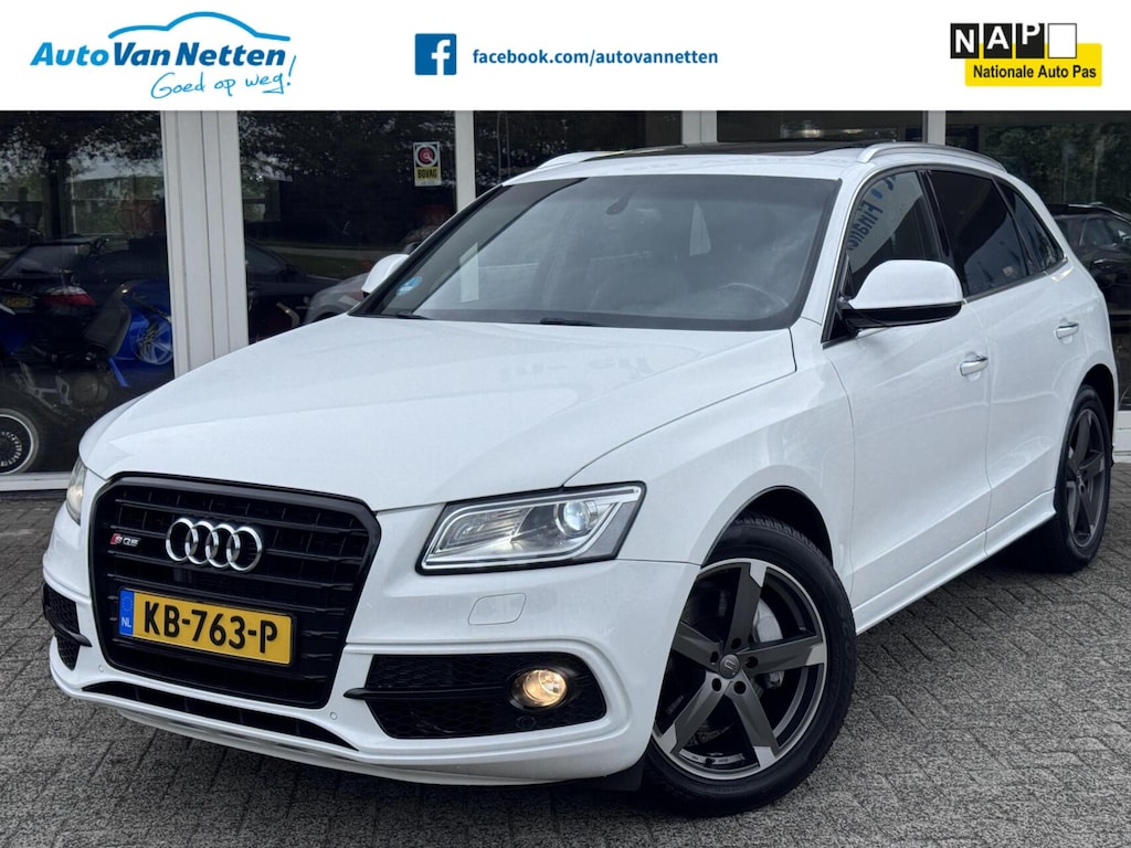 Audi Q5 3.0 TFSI 272pk quattro Automaat,S-Line!19"lmv,Xenon,Leder,Panodak,Pdc,