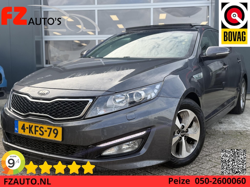 Kia Optima 2.0 CVVT Hybrid Super Pack Automaat - Navigatie - Schuif/Kanteldak - Achteruitrijcamera