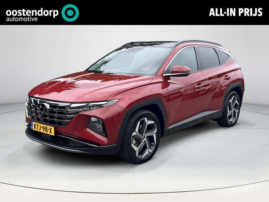 Hyundai Tucson 1.6 T-GDI PHEV Premium Sky 4WD | Rijklaarprijs! | 3 jaar garantie | Panoramadak | Meest luxe uitvoering | Leer | 360 Camera |