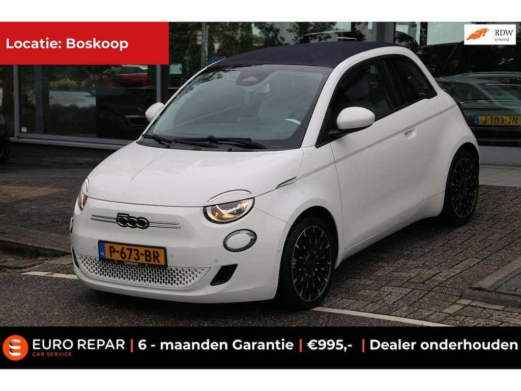 Fiat 500C Icon 42 kWh NL-AUTO NAP!