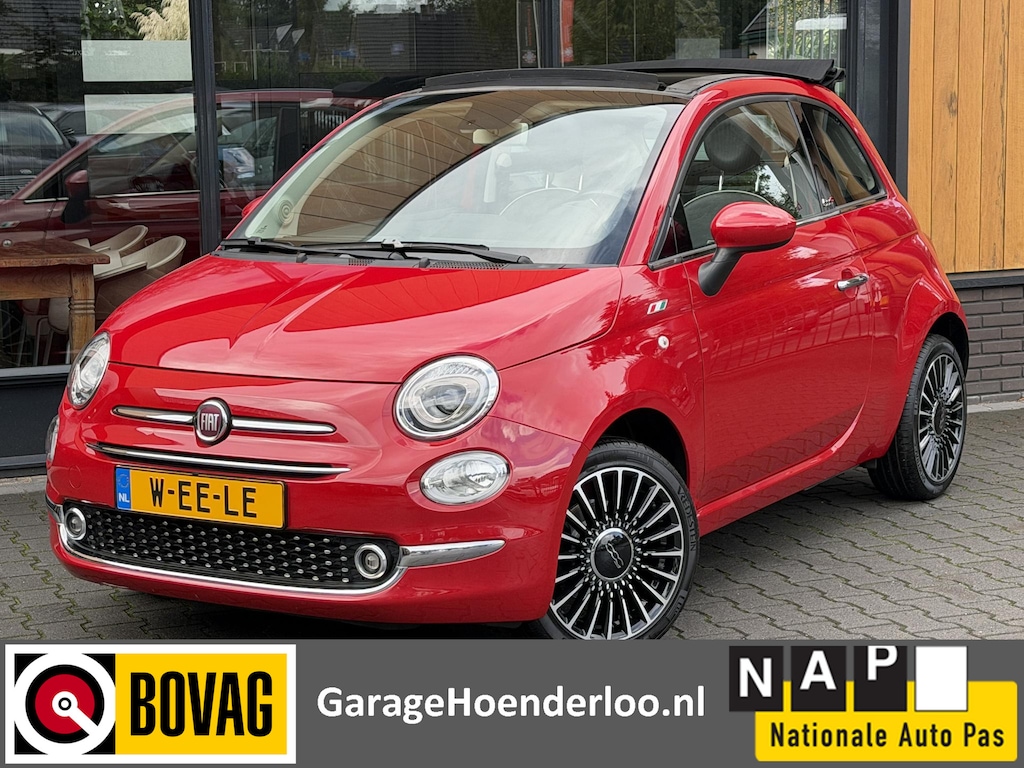 Fiat 500C 1.2 Lounge 4 Cilinder, Navigatie, Cruise, Garantie