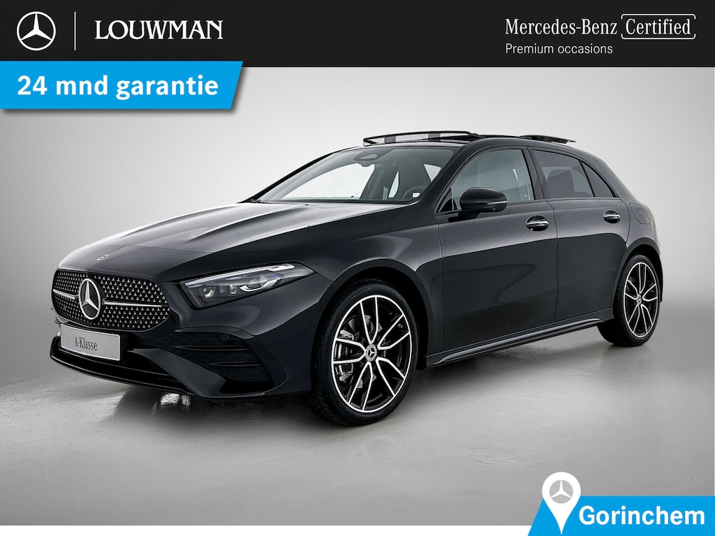Mercedes-Benz A-klasse 250 e Business Solution AMG | AMG Line Plus pakket | Antidiefstalpakket URBAN GUARD PLUS | Smartphone-integratie | Head-up display | Panoramaschuifdak | Nightpakket | Sierdelen aluminium |