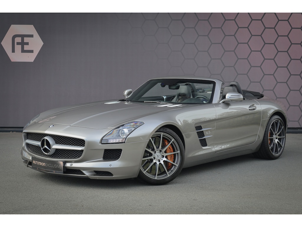 Mercedes-Benz SLS Roadster 6.3 AMG | KERAMISCH | CAMERA | STOELVERWARMING | NEKVERWARMING | VOLLEDIG MERCEDES SERVICED - LAATSTE BEURT BIJ 24.175KM |