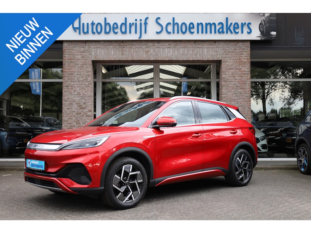 BYD Atto 3 Design 60 kWh PANO 360-CAMERA ADAPTIVE-CRUISE LEER STOELVERW. CARPLAY SFEERVERL. ELEC.STOELEN/KLEP 2XPDC 18''LMV ENZ.