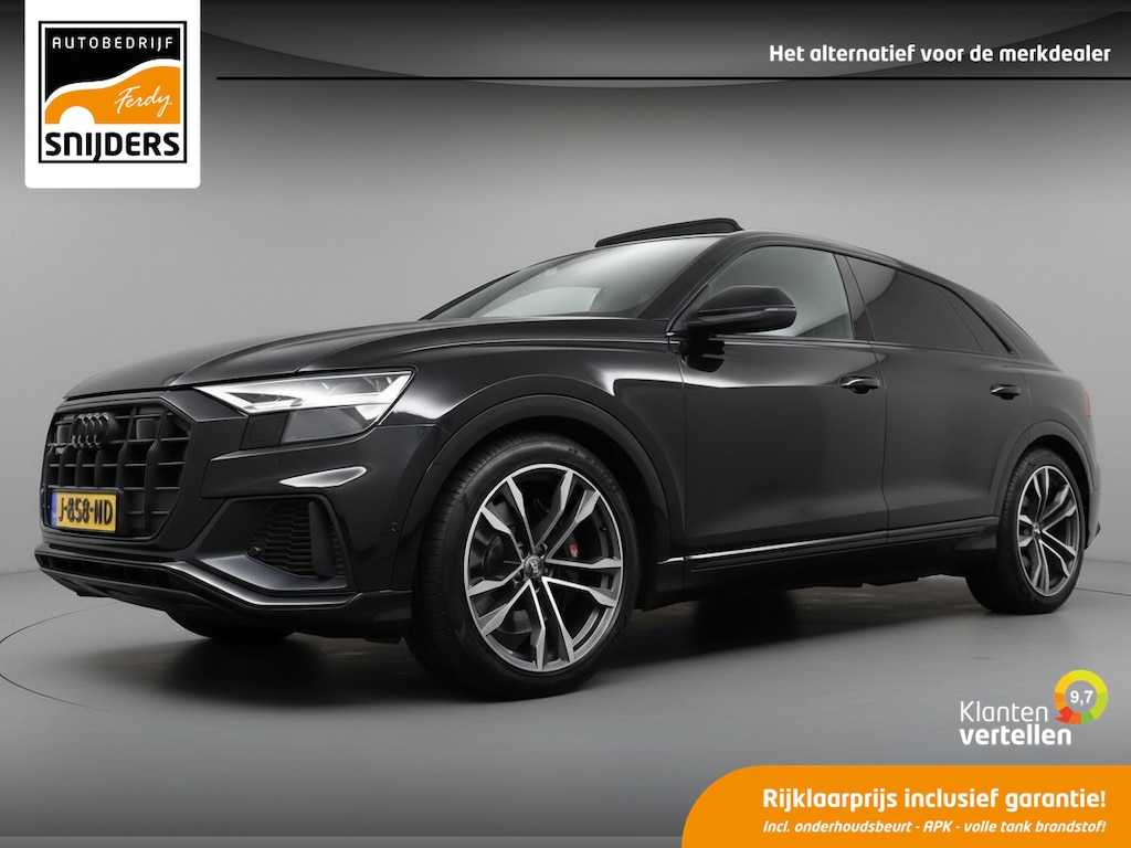 Audi Q8 4.0 TDI SQ8 Quattro - 100% Onderhouden | HD Matrix LED | DAB+ | Panorama | 3D Cam - RIJKLAAR + BOVAG GARANTIE