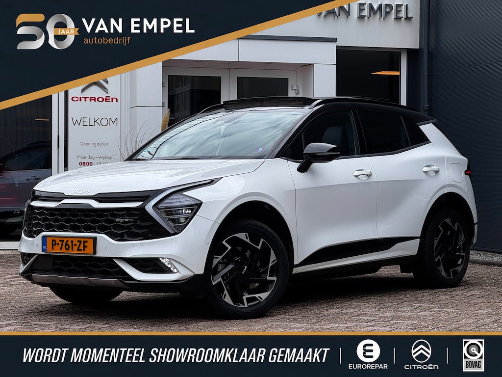 Kia Sportage 1.6 T-GDi Plug-in Hybrid AWD GT-PlusLine | 98% SOH | Trekhaak | Panoramadak | NL-Auto | 1e Eigenaar | Leder + Memory