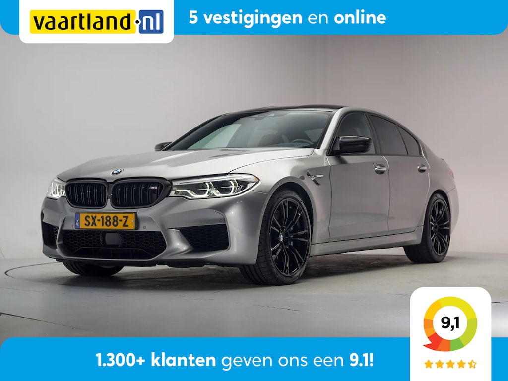 BMW M5 - Origineel zonder OPF! [ Bowers & Wilkins Head-up Night-vision Soft-close ]