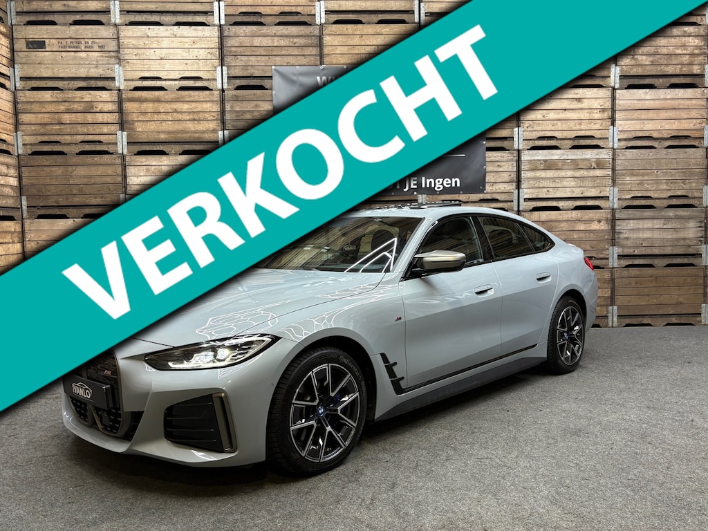 BMW i4 M50 High Executive 544 PK 84 kWh Schuif-kanteldak 360 navi Clima LM