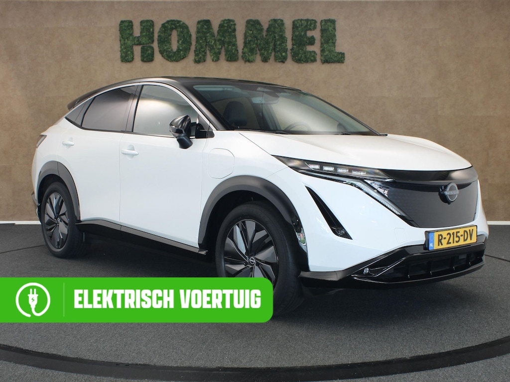 Nissan Ariya Evolve 66 kWh - ORIGINEEL NEDERLANDSE AUTO - 99% SOH! - DODEHOEKDETECTIE - ADAPTIEVE CRUISE CONTROL - KEYLESS ENTRY/START - PANORAMADAK - PARKEERSENSOREN VOOR EN ACHTER - STUUR/STOELVERWARMING