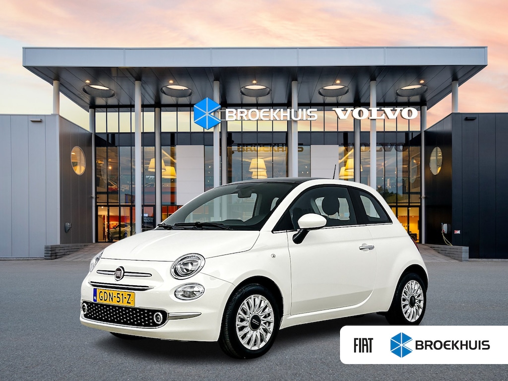 Fiat 500 1.0 Hybrid Dolcevita | 15" | Panoramadak | Carplay | Cruise Control | PDC Achter | Climate Control