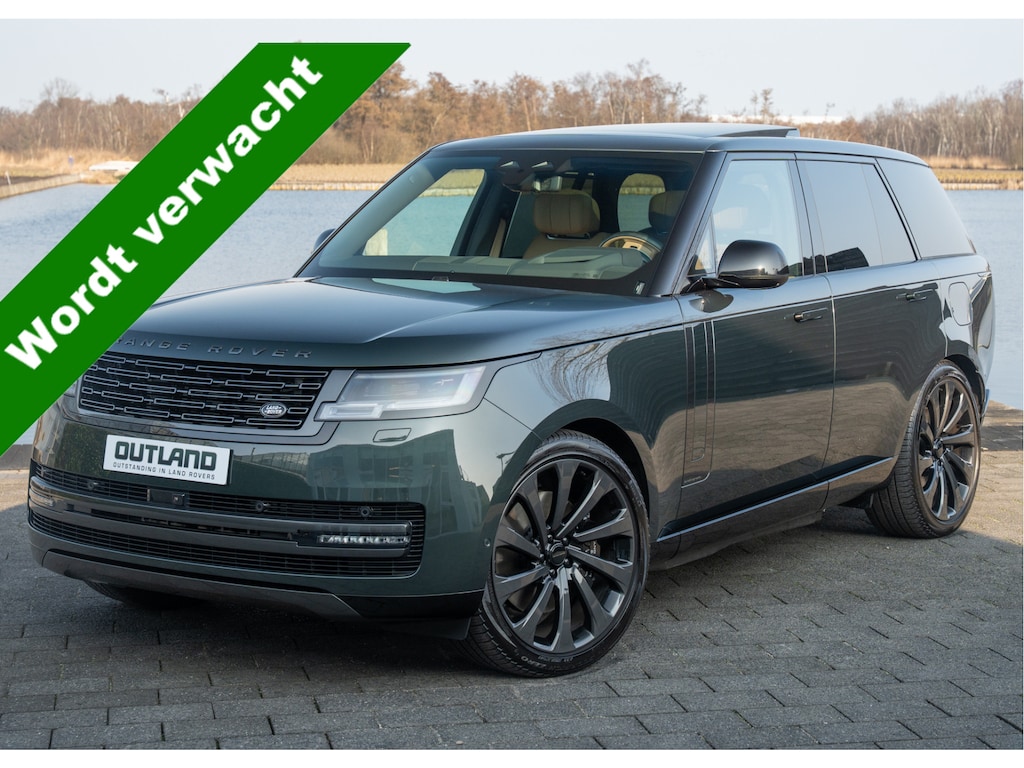 Land Rover Range Rover P550e Autobiography | VERWACHT | Belgravia Green Metallic | Cognac leder |  Hot Stone massage | 23" inch SV |