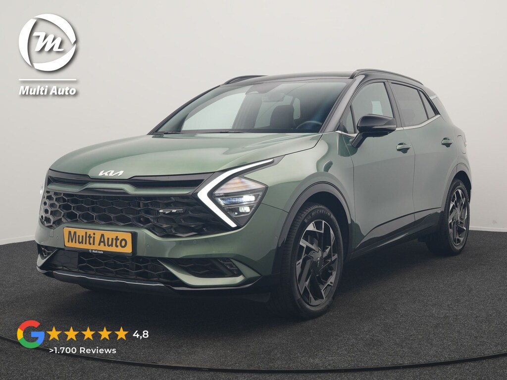 Kia Sportage 1.6 T-GDi PHEV AWD GT-Line 265pk | Adaptive Cruise | 360 Camera | Lederen Sportstoelen Memory & Ventilatie | Stoelen & Stuur Verwarmd | Blis | Keyless | Apple Carplay | Sfeerverlichting | Navigatie | DAB | Plug In Hybrid |