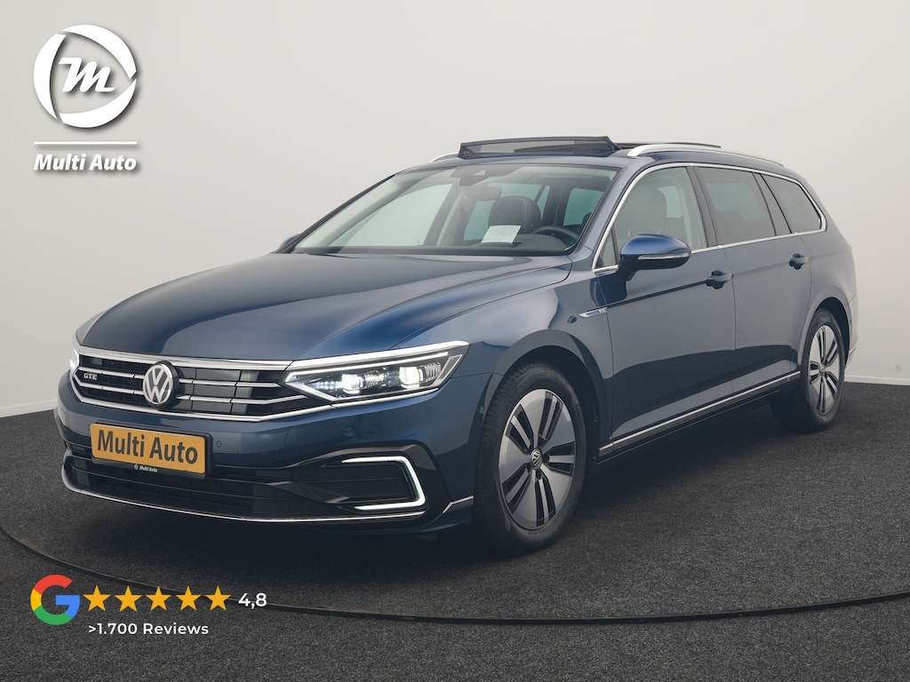 Volkswagen Passat 1.4 TSI PHEV GTE Business 218pk Dealer O.H. | Trekhaak Af Fabriek | Panodak | Head Up | Adaptive Cruise | 360 Camera | Dynaudio | Lederen Sportstoelen Memory & Massage | IQ Light | Stoelen & Stuur Verwarmd | Blis | Keyless | Apple Carplay | Plug In Hybrid |