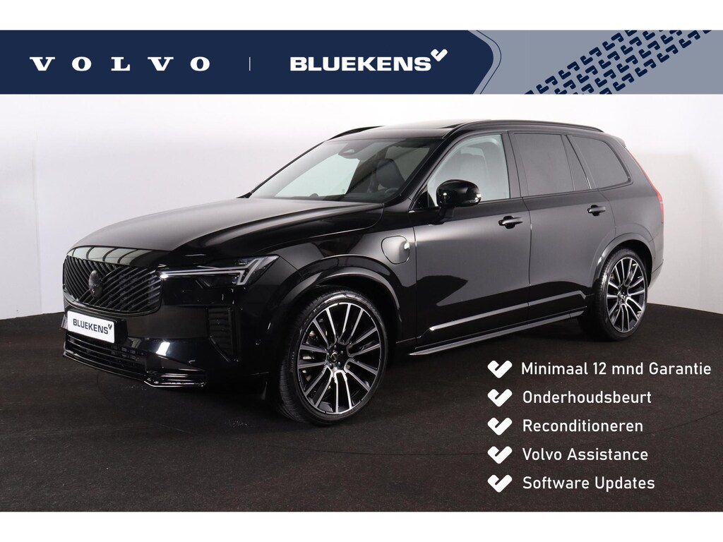 Volvo XC90 T8 Recharge AWD Ultra Black Ed. Exec. - Luchtvering - Panorama/schuifdak - IntelliSafe Assist & Surround - 360º Camera - Bowers & Wilkins audio - Adaptieve LED koplampen - Verwarmde voorstoelen, stuur & achterbank - Parkeersensoren voor & achter - Elektr. bedienb. voorstoelen met geheugen - Geventileerde voorstoelen - Head up display - Draadloze tel. lader - Extra getint glas - 22' LMV