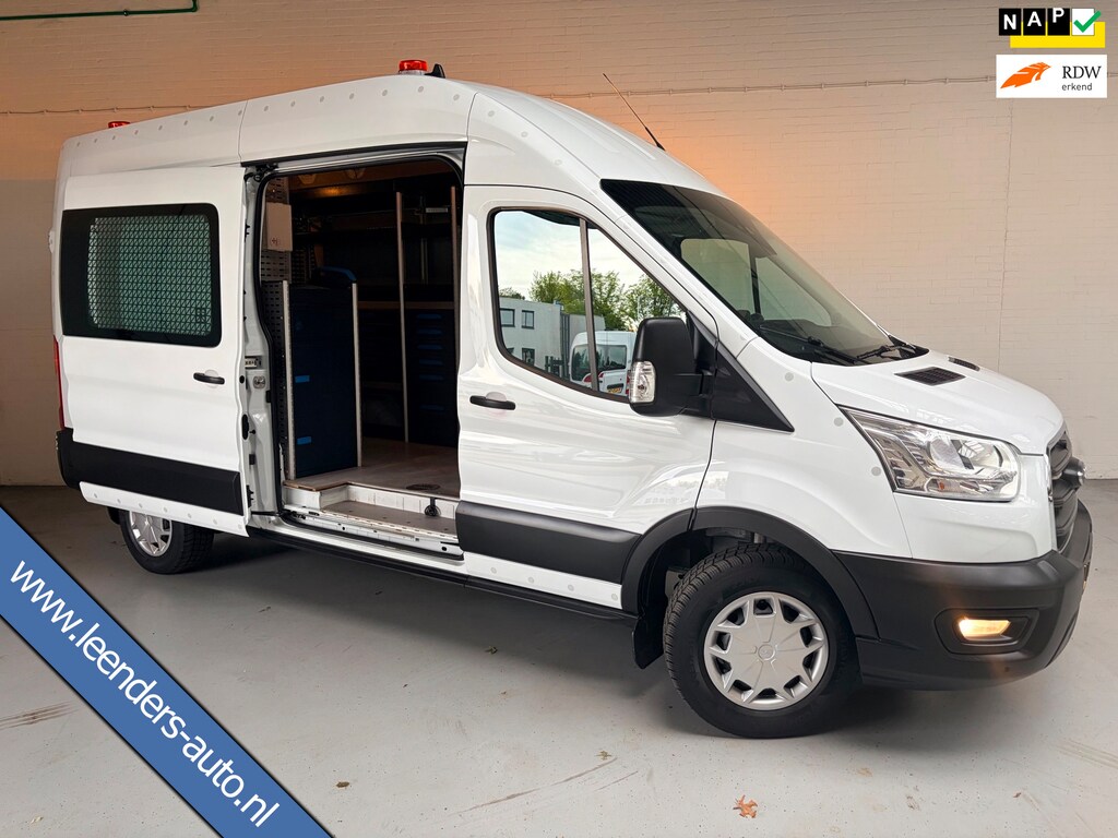 Ford Transit 350 2.0 TDCI 130PK euro6 L3H3 Trend MHEV RWD Sortimo Inrichting Victron v230 Standkachel RIJKLAARPRIJS!