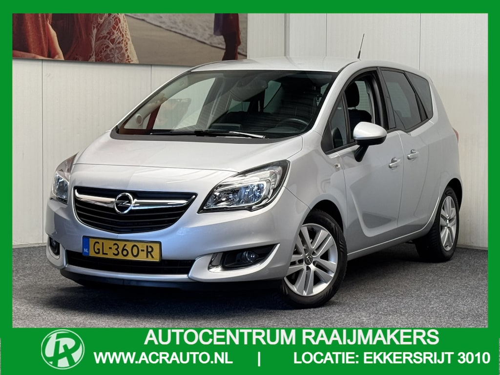 Opel Meriva 1.4 TURBO BUSINESS+ NAVIGATIE CRUISE CONTROL CLIMATE CONTROL BLUETOOTH 16" LICHTMETALEN VELGEN PDC ZEER MOOI !!