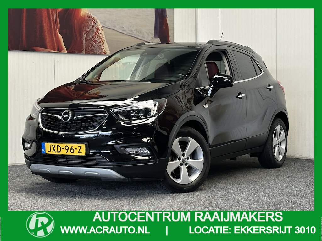 Opel Mokka X 1.4 TURBO EDITION 140 PK NAVIGATIE CRUISE CONTROL STUURVERWARMING APPLE CARPLAY/ANDROID RIJSTROKKSENSOREN ACHTERUITRIJCAMERA LEDER AFN.TREKHAAK ZEER MOOI !!!