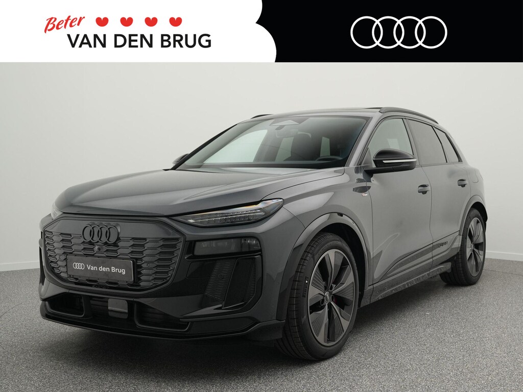 Audi Q6 e-tron S edition 83 kWh 252 PK | SoH 98%| LED Plus | Leder | Panoramadak | Trekhaak | MMi Bijrijders Display | Elek. Kofferklep | 360 Camera | Side Assist | Luchtvering |