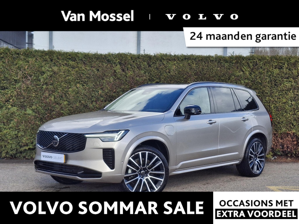 Volvo XC90 T8 Plug-in hybrid AWD Ultra Dark | Luchtvering | Bowers & Wilkins | Nappaleder met ventilatie & massage | Full Option |