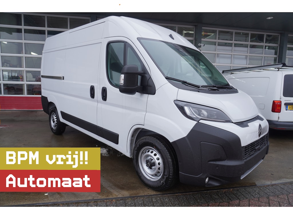 Citroën Jumper 2.2 BlueHDi 140PK S&S L2H2 3.5t Automaat Nr. V201 | Climate | Cruise | Navi | 360 Camera | Blis
