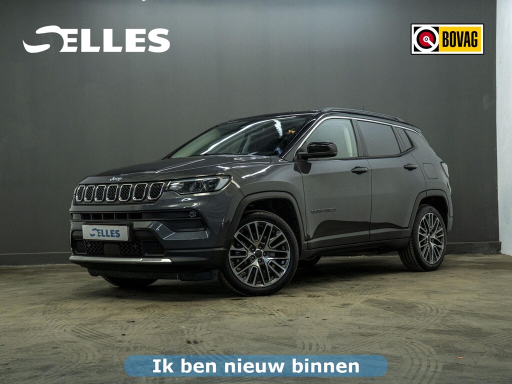 Jeep Compass 4xe 190 Plug-in Hybrid Electric Night Eagle | Airco | Climate Control | Stuurwiel verwarmd | Stoelverwarming | Cruise Control | 4X4 | Achterruitrij Camera |