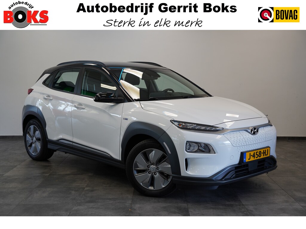 Hyundai Kona Electric EV Comfort 64 kWh 3-Fase Warmtepomp Two-Tone Adaptive-Cruise Navigatie