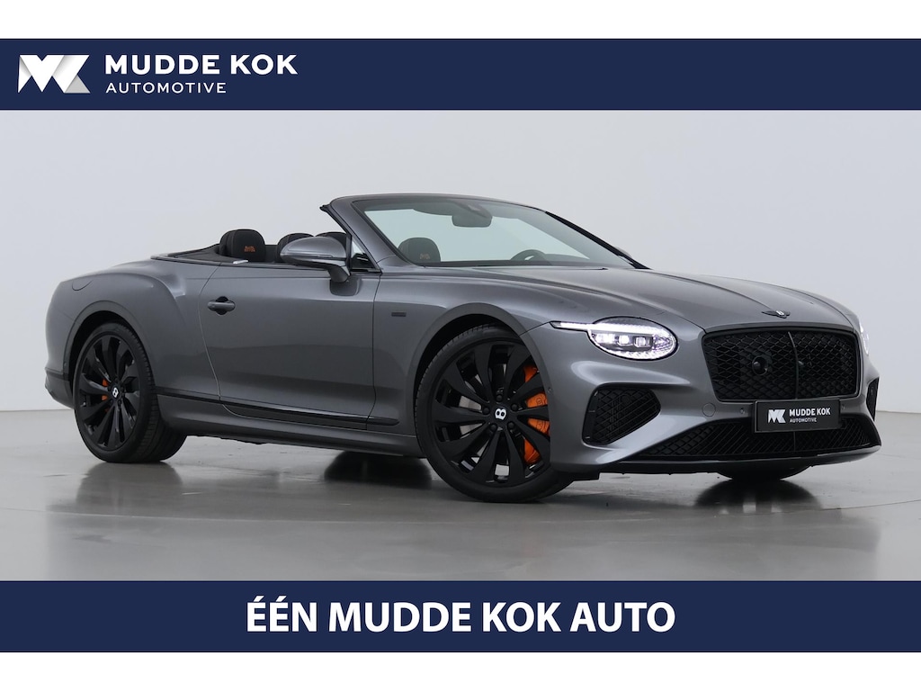 Bentley Continental GTC 4.0 V8 Black Edition | Touring Specification | Rotating Display | Luchtvering | Massage+Ventilatie | Bang&Olufsen | 22 Inch