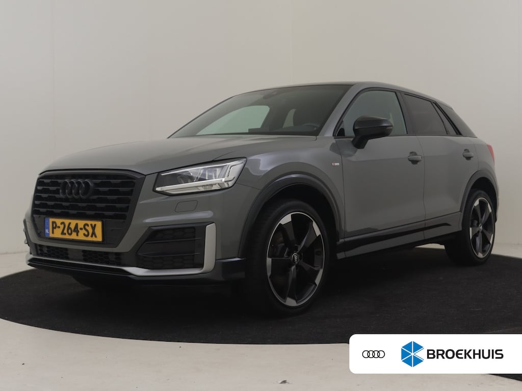 Audi Q2 1.4 TFSI CoD Launch Edition S-Line 150PK AUTO | Elektr glazen pano-dak | Trekhaak | Cruise contr adapt | Climate cont | Dodehoek detectie | Leder |  Stoel verw | Elektr achterklep | App connect | DAB | LED | 19"LMV