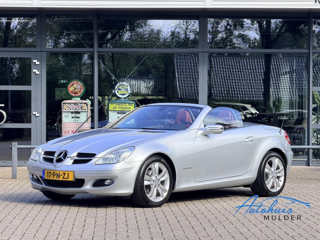 Mercedes-Benz SLK 200 K | Airscarf | Leder | Stoelverwarming | Carplay | elektrisch dak | NL Auto