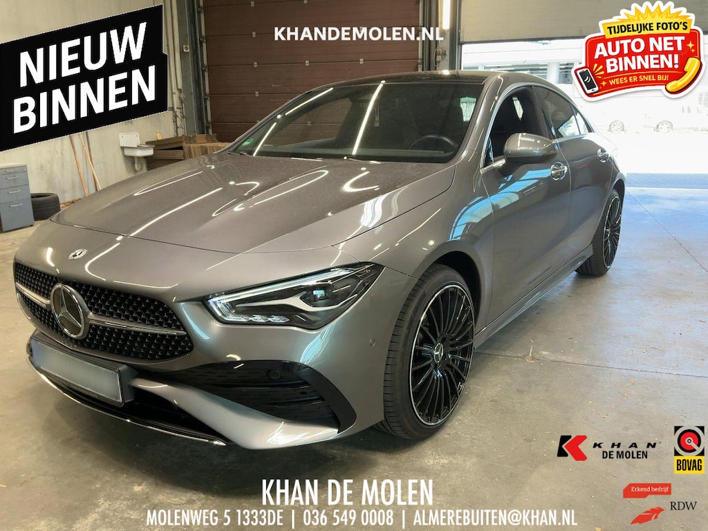 Mercedes-Benz CLA 250 e AMG Line Pano|Burmester|Dealer onderh|Sfeerverlichting|19 inch